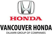The honda vancouver logo is shown on a white background