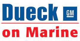 Dueck on Marine logo on white background